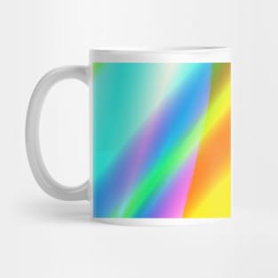 colorful abstract texture rainbow design Mug